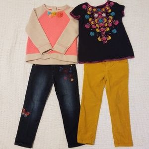 Toddler girl 2 outfit bundle